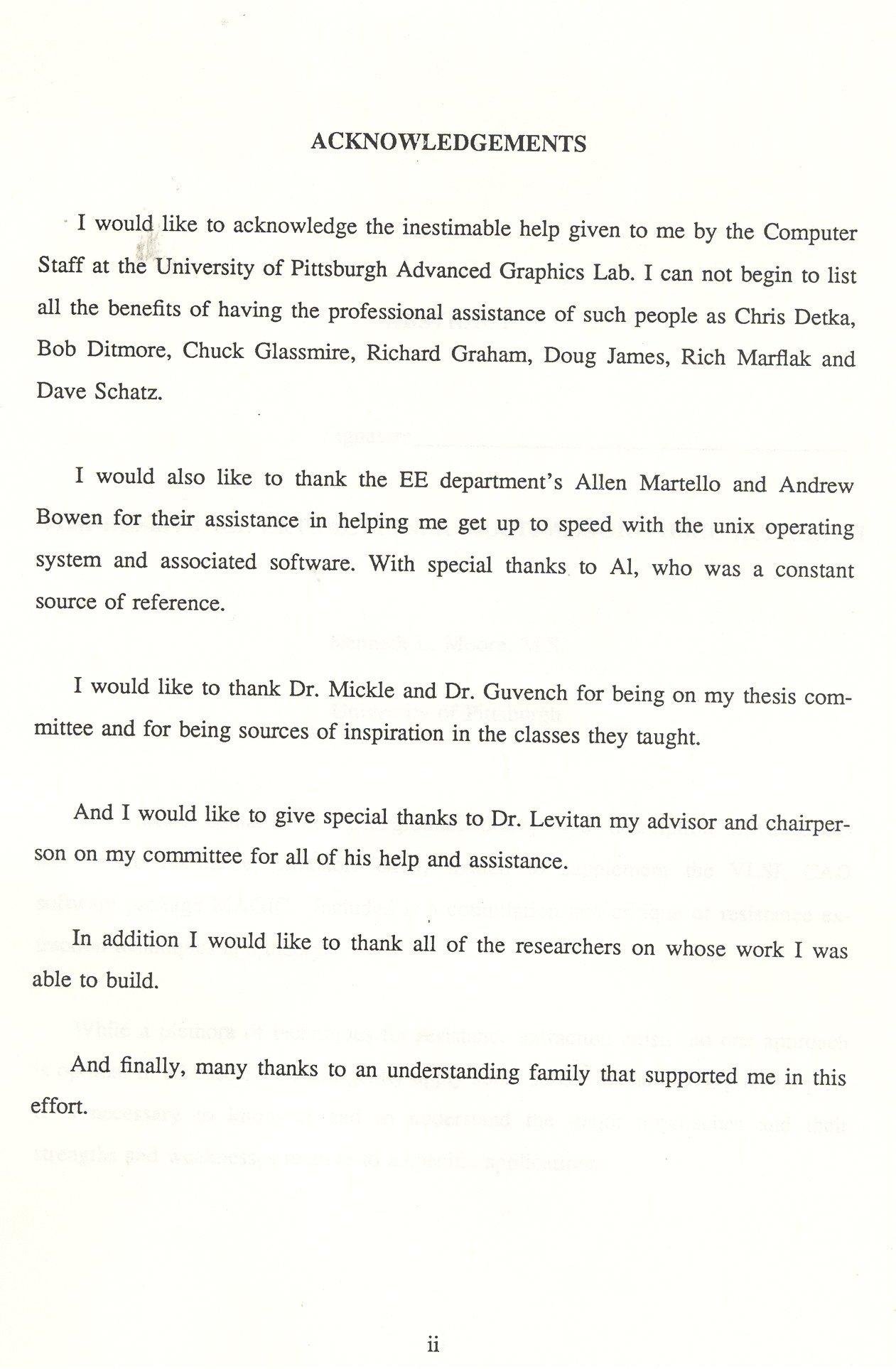 Acknowledgment in dissertation example